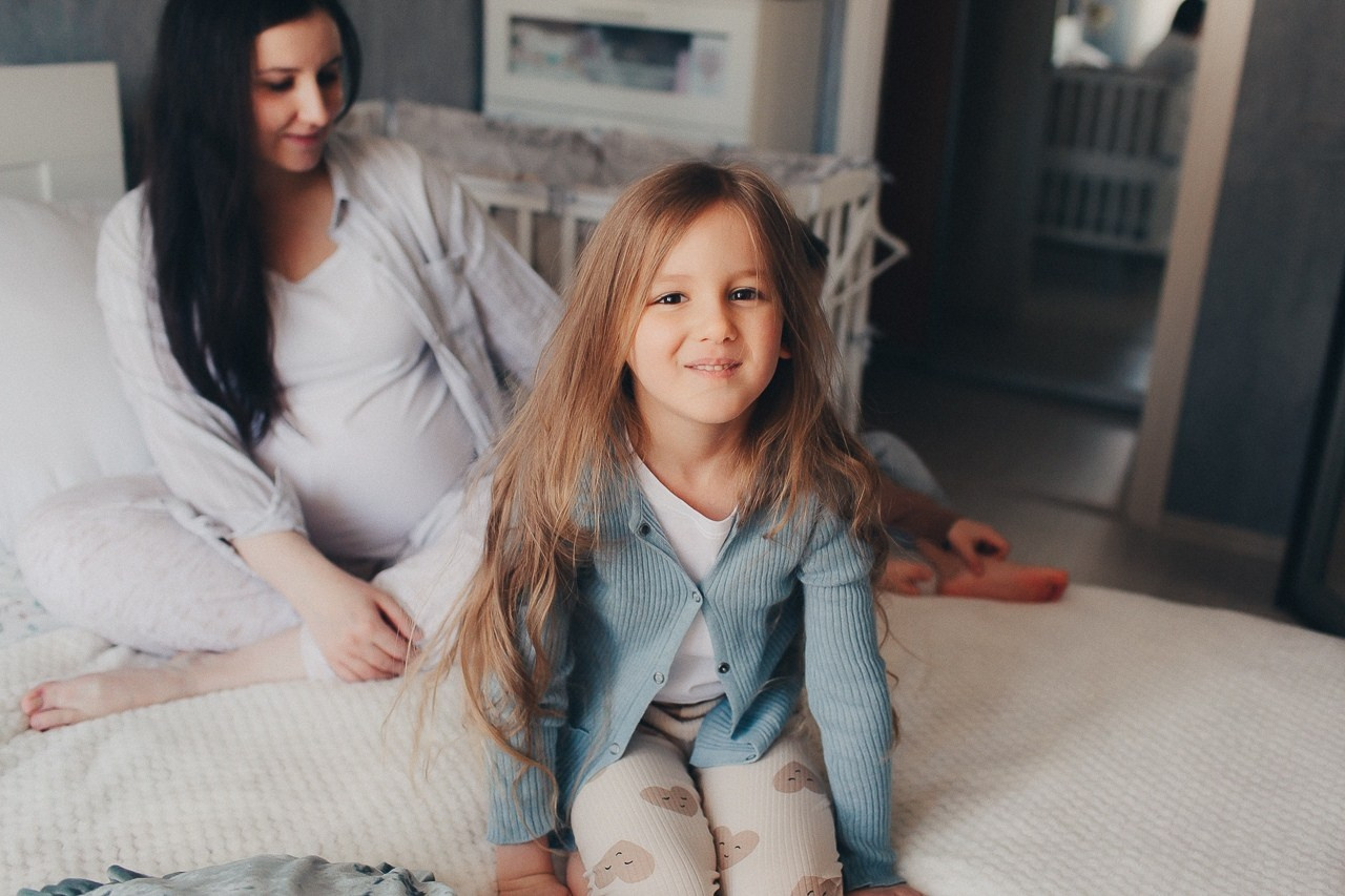Домашняя съёмка в ожидании малыша. Фотограф Евгения Мальцева, Архангельск