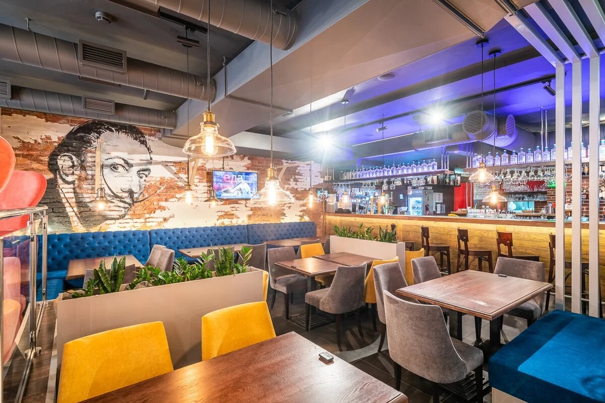 Ресторан-бар «Дали» г. Санкт-Петербург. Батракова Наталья дизайнер интерьеров Санкт-Петербург Москва Архангель