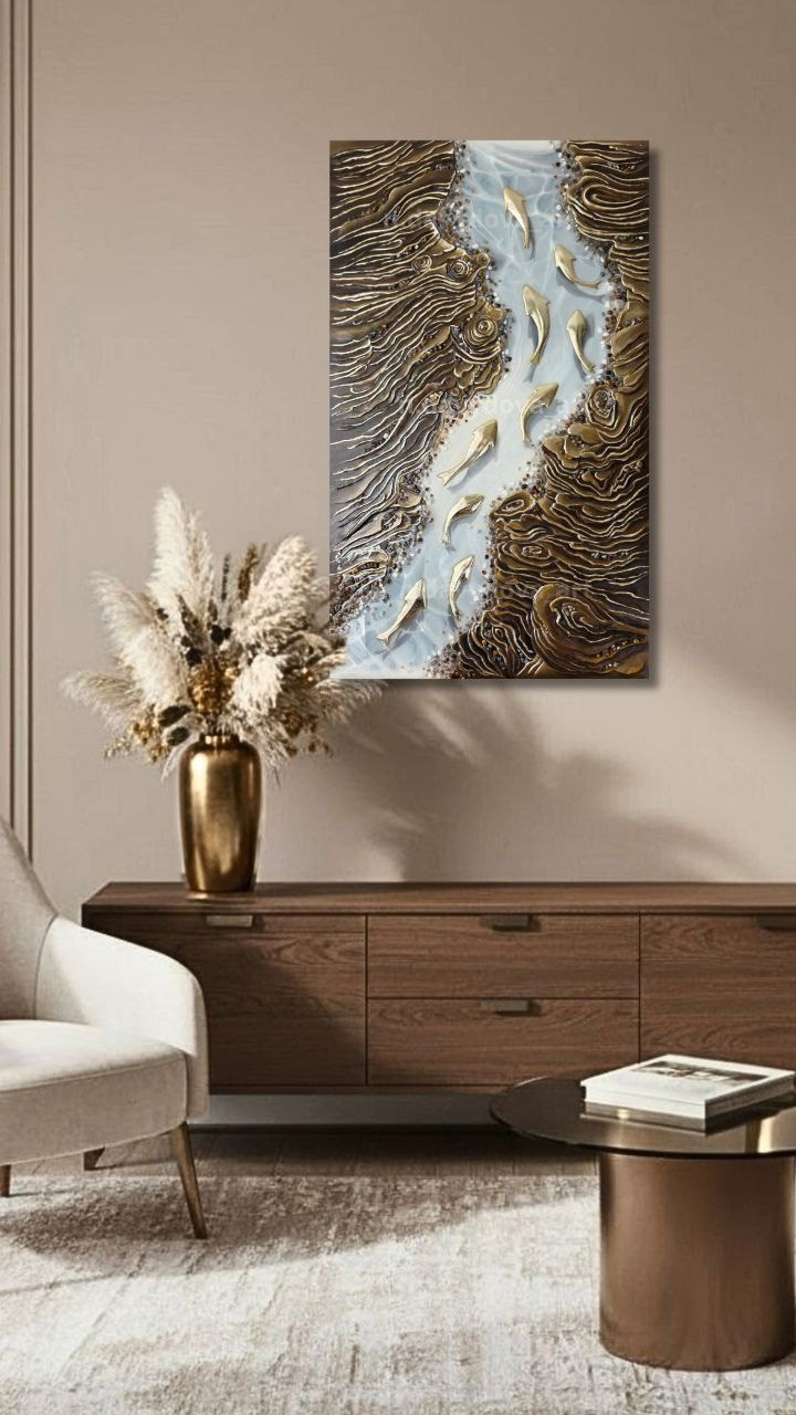 Горный ручей. Художник