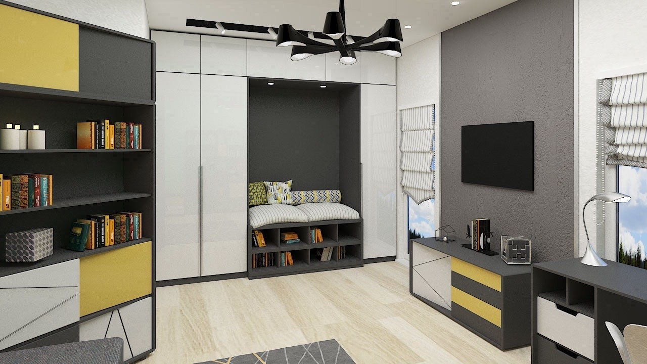 Кухня-гостиная, сан.узел и детская из частного дома в КП «Киварин Ручей». Дизайнер интерьера в Санкт-Петербурге Ольга Рытаровская