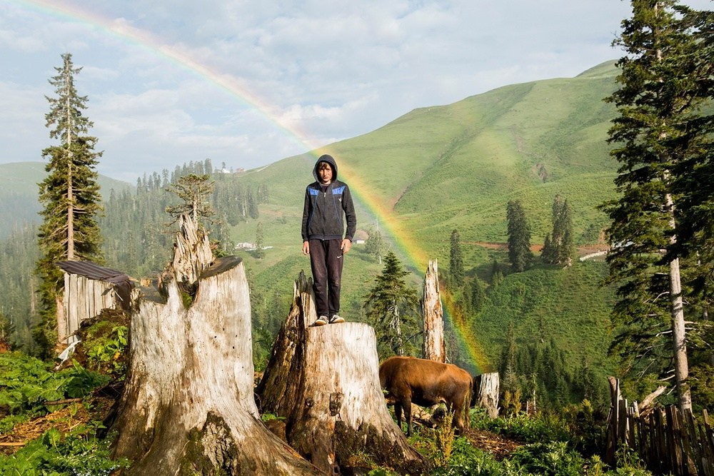документальная фотография Нателы Григалашвили с природой и жителями грузинской деревни