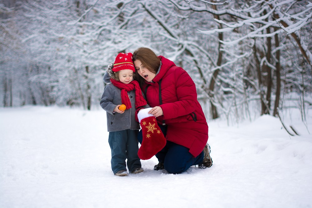 Зима в лесу. Фотосессия беременности — Крылова Натали — Москва