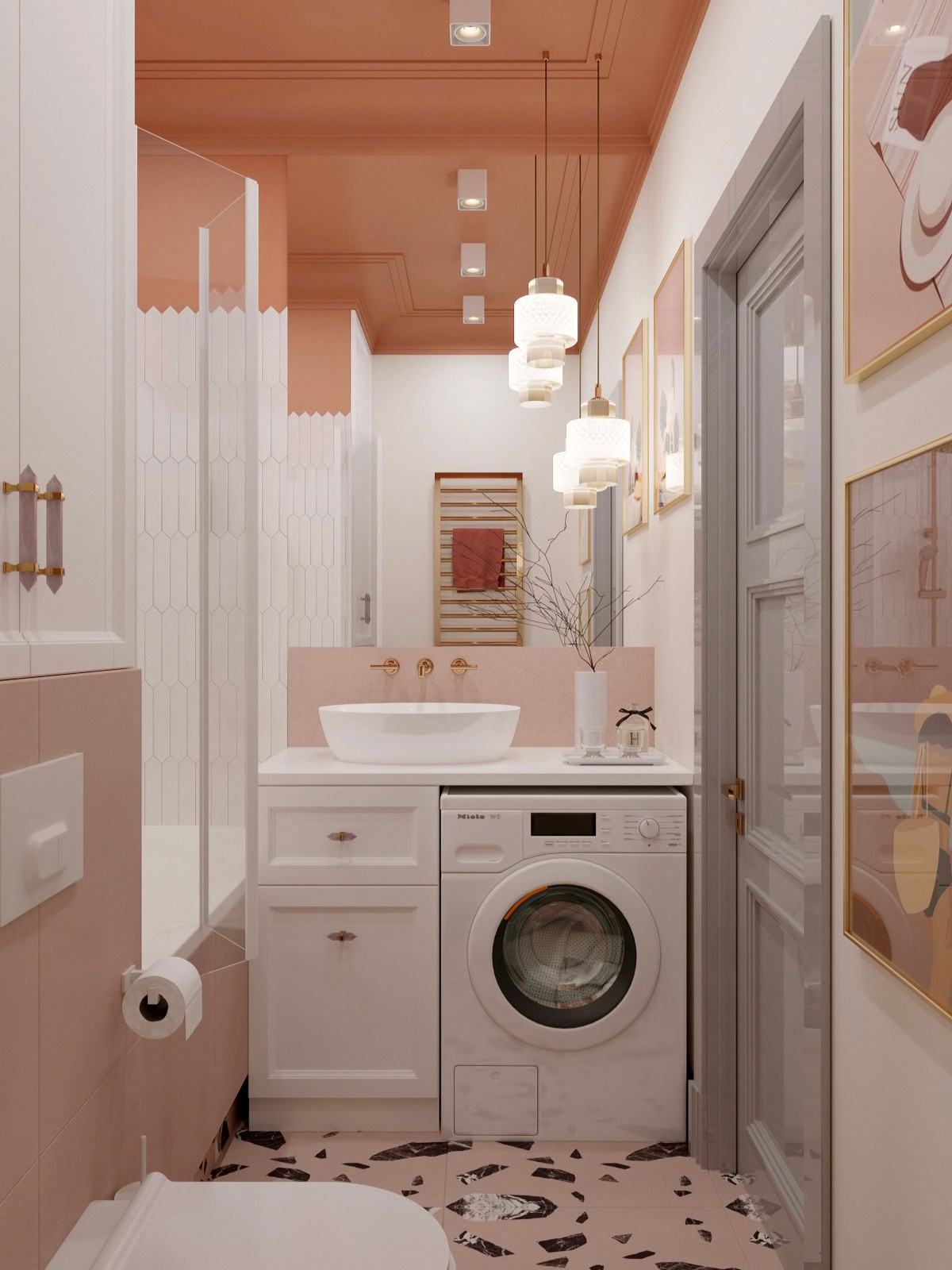 Квартира для девушки в ЖК Счастье. Москва. Дизайнер интерьера Троилова Арина