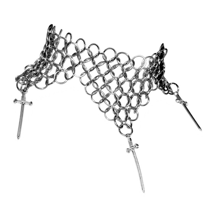 Чокеры из кольчуги. Украшения из кольчуги в Москве Соня Спросонья