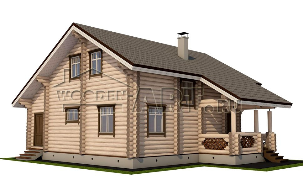 «Нахабино» 192 кв. м. Проекты деревянных домов