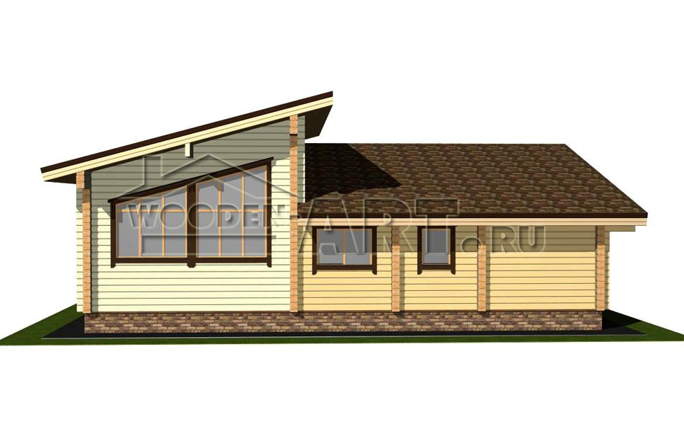 «Рассвет» 145 кв. м. Проекты деревянных домов