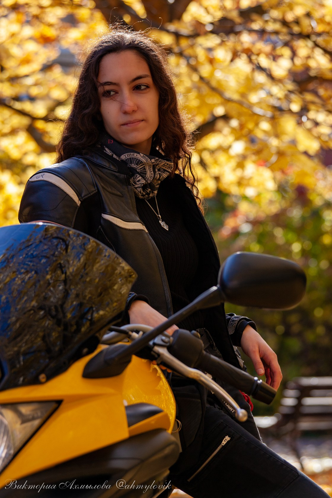 Алина Вартанова (Yamaha Diversion F 600). Виктория Ахмылова. Фотограф в Москве