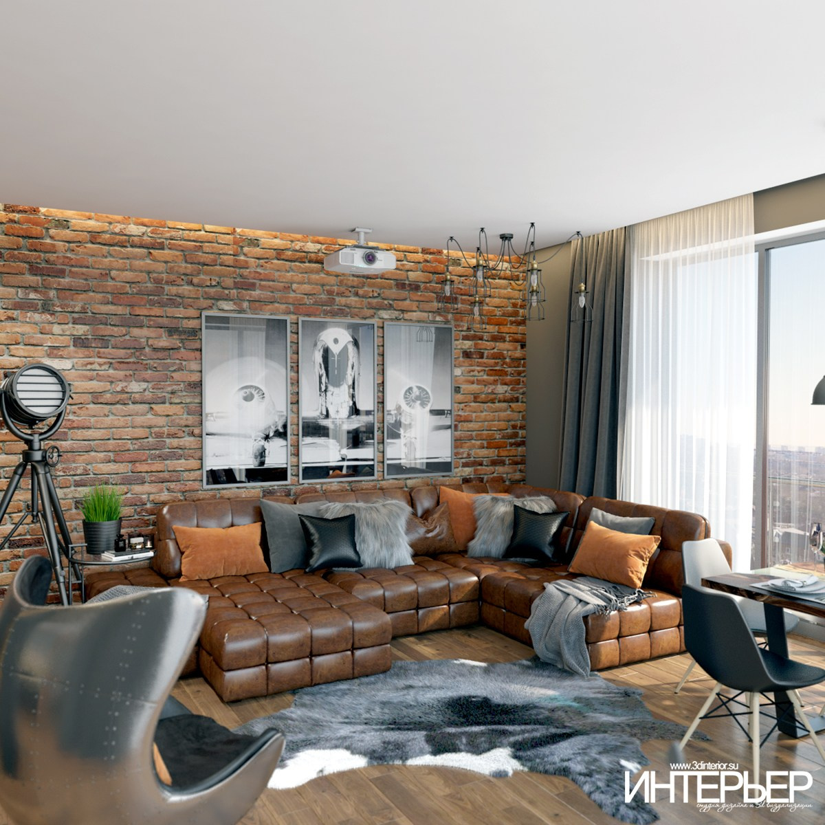 Портфолио. Дизайн интерьера, 3D визуализация и 3D моделирование. Создание проектов и чертежей. КМВ: Кисловодск, Пятигорск, Ессентуки и удаленно