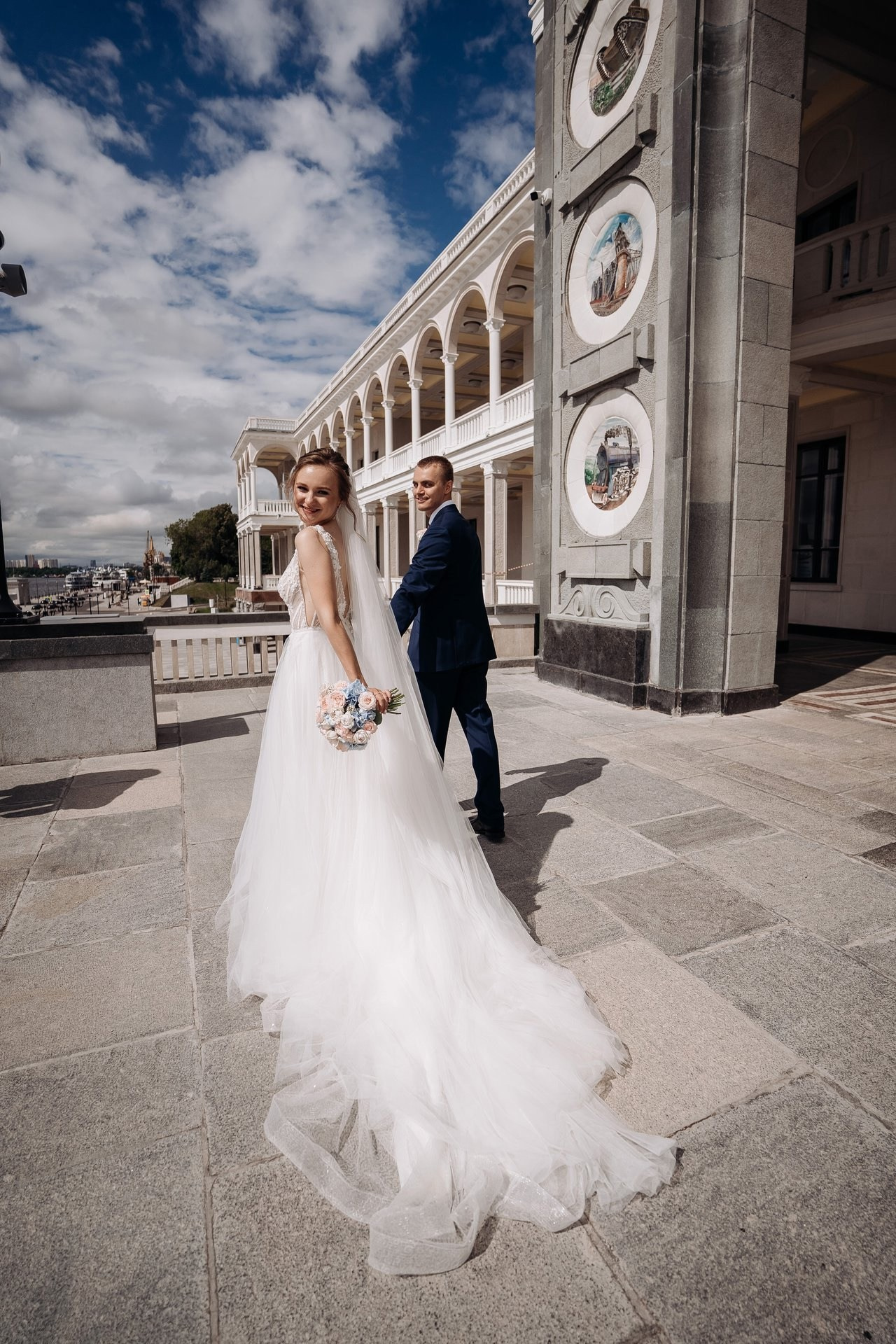 Свадебная фотосессия на Речном вокзале