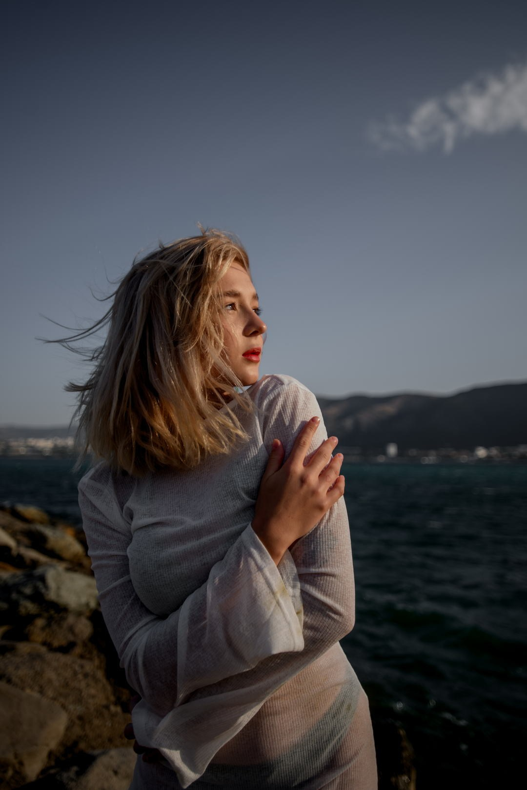 Индивидуальная фотосессия Анастасия на пляже Метрополь — фотограф Жанна Шестопалова