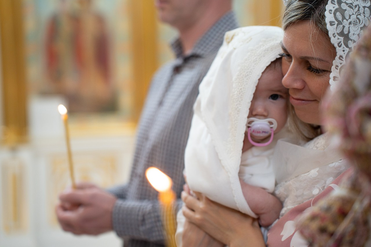 Церемония Крещения Евсевии. Фотограф Мария Ковкова