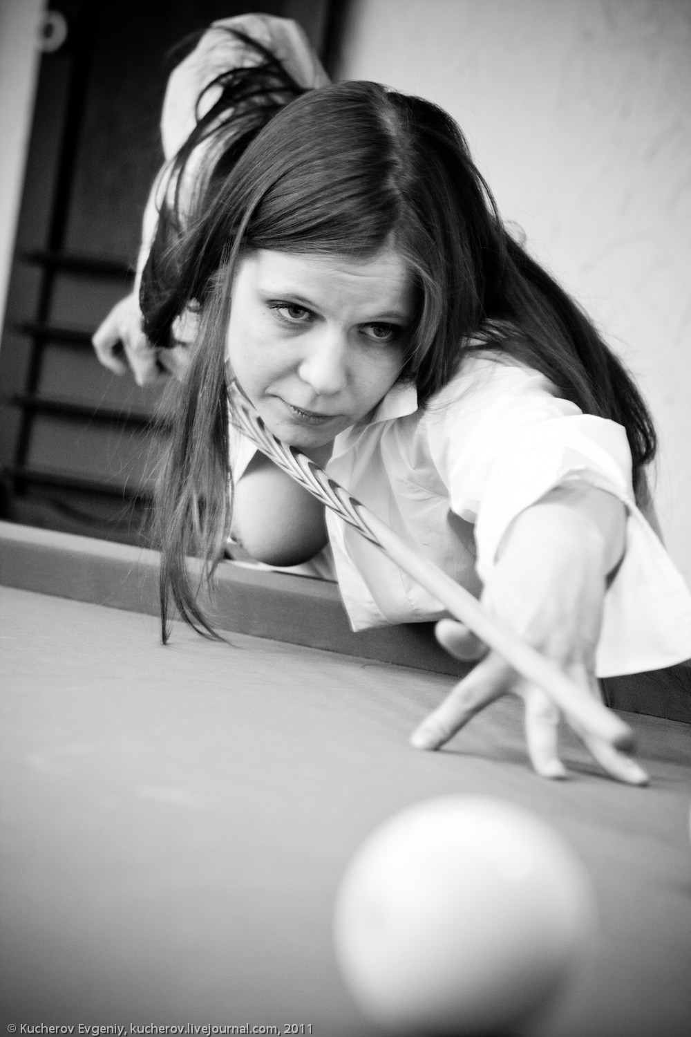 Елена. Бильярд. Кучеров Евгений. Фотограф