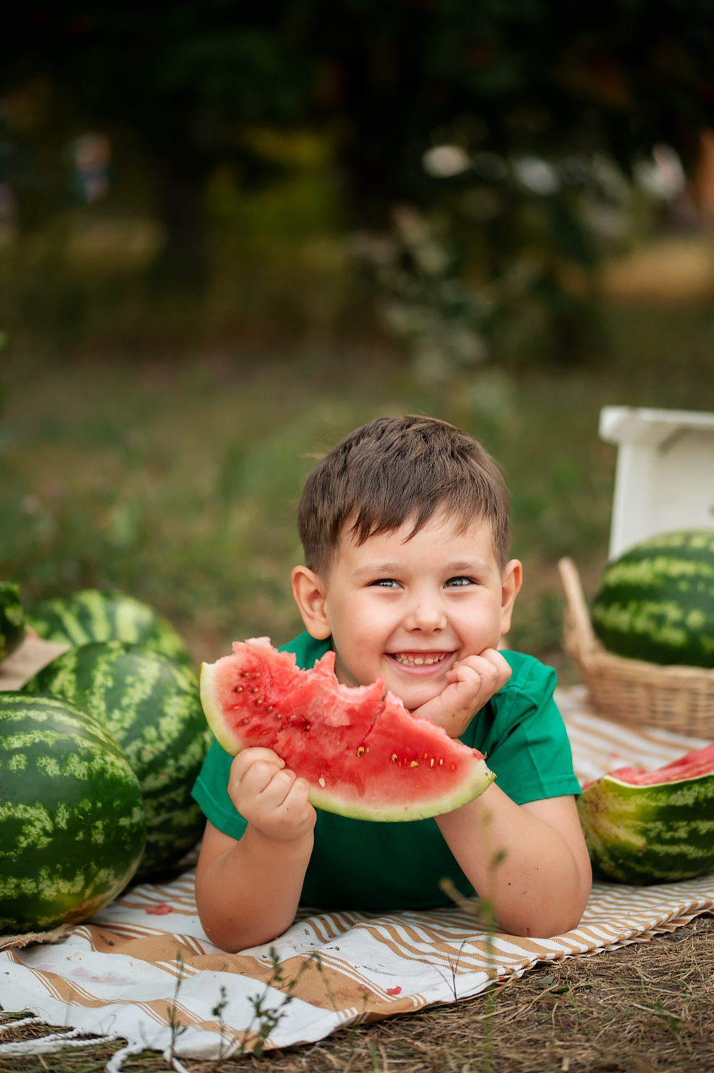 Арбузные фотосессии. Детский и семейный фотограф Москва Рязань