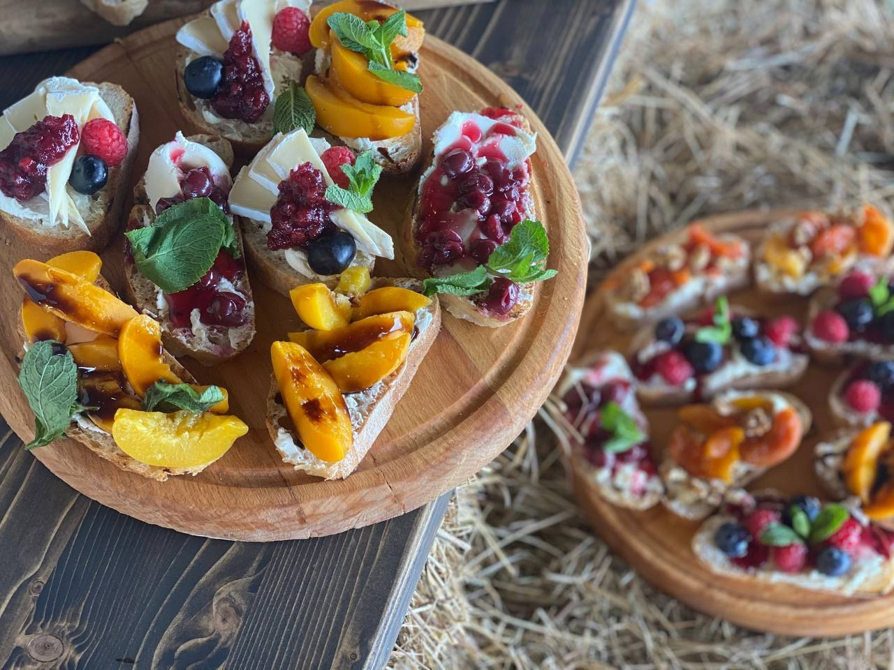 Станция сладких брускетт. Свадебная площадка РАНЧО