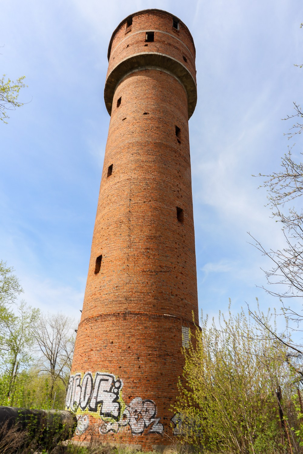Архитектурная фотосъёмка водонапорной башни