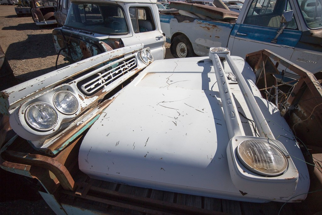 Ретро- авторазборка, США, 2013. Фотограф Василий Буланов