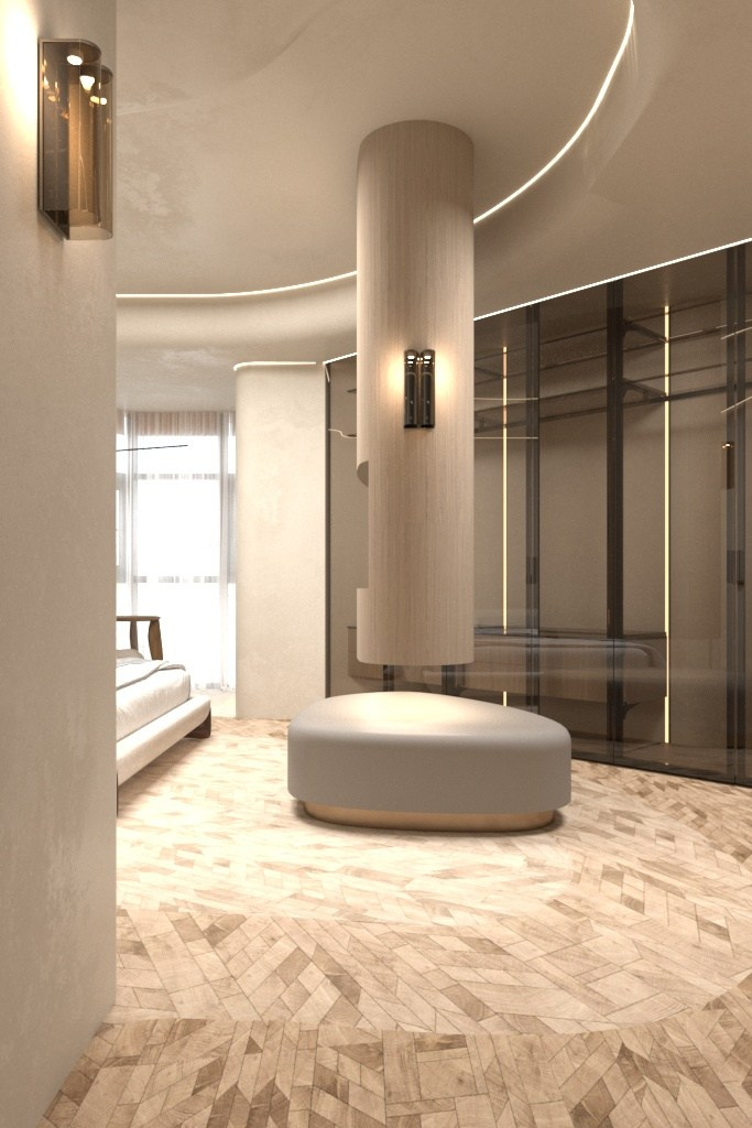 Футуристичная квартира в стиле минимализм. Главная