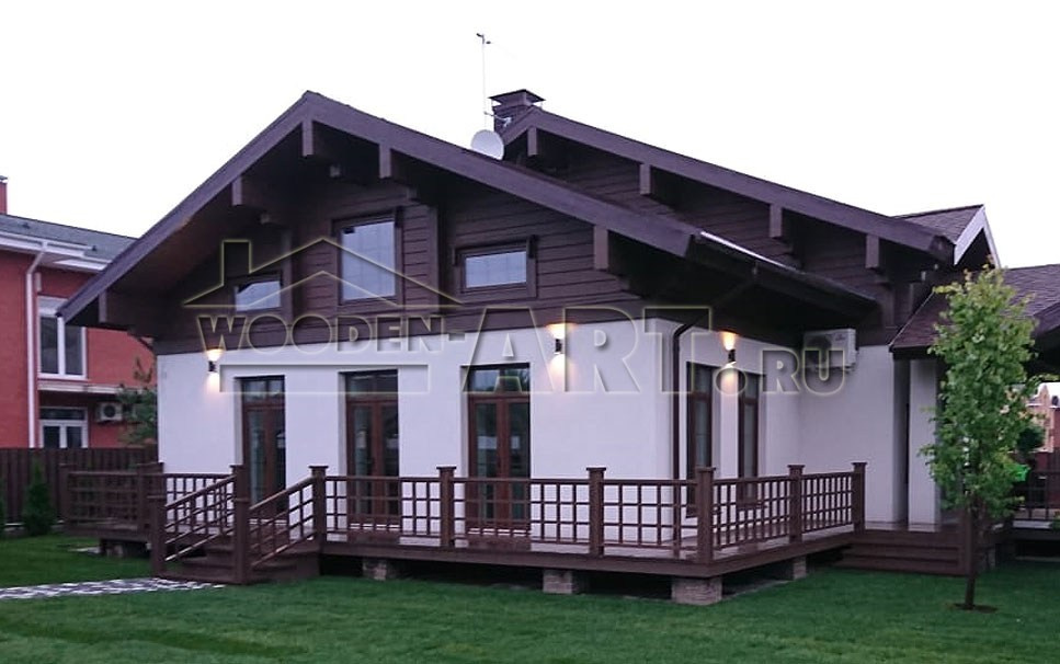 «Каменка» 366 кв. м. Проекты деревянных домов