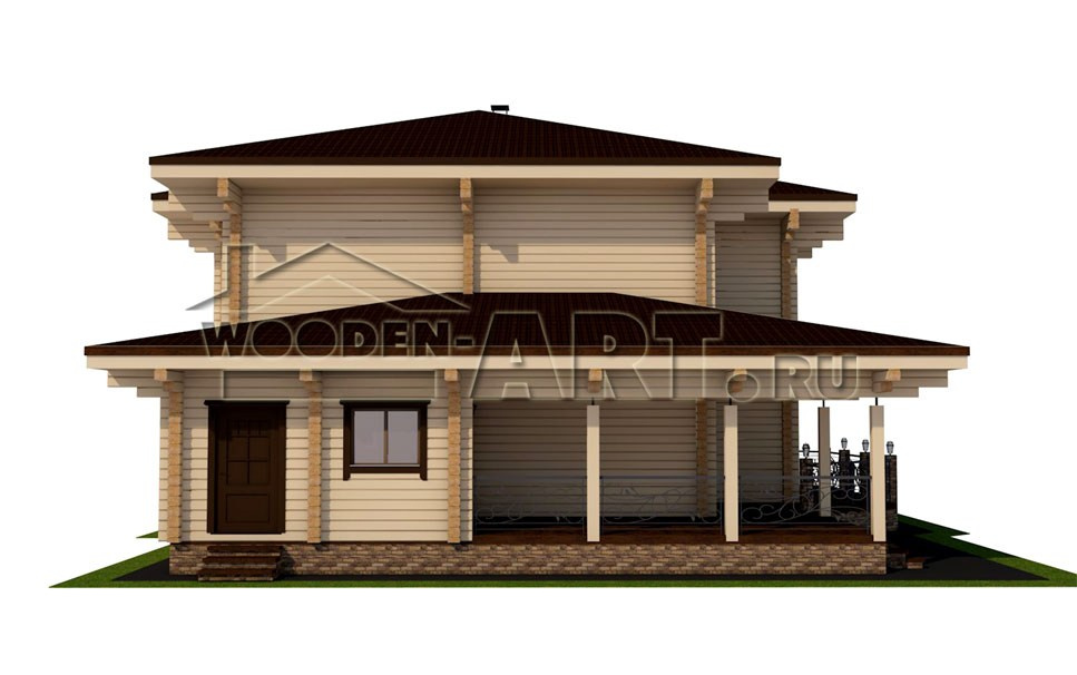 «Ильинское» 489 кв. м. Проекты деревянных домов