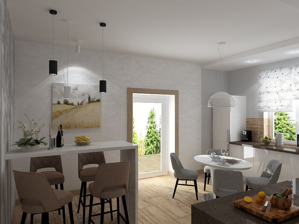 Дом в п. Новосаратовка. Дизайнер в Санкт-Петербурге Дмитрий Цыбулько