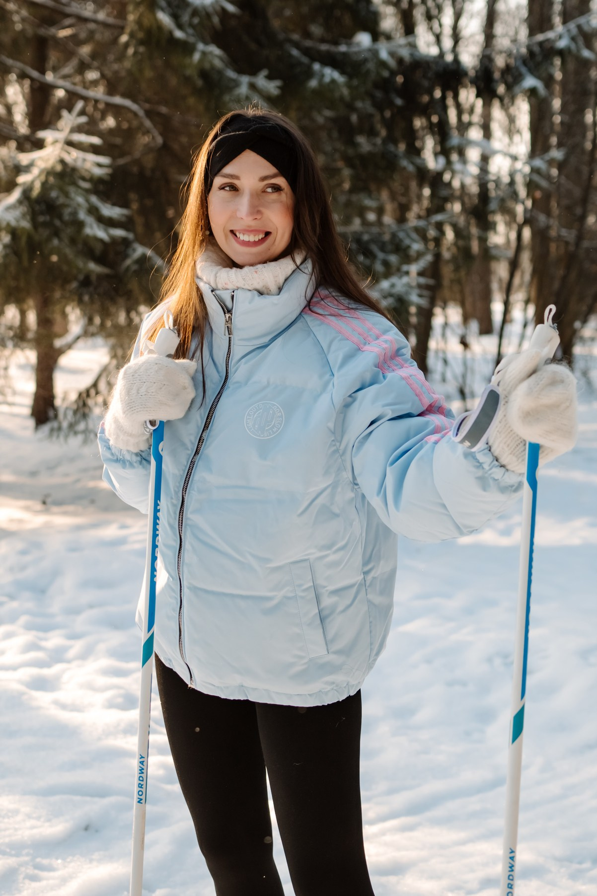 Прогулка с лыжами. Свадебный и семейный фотограф в Санкт-Петербурге Елена Худякова