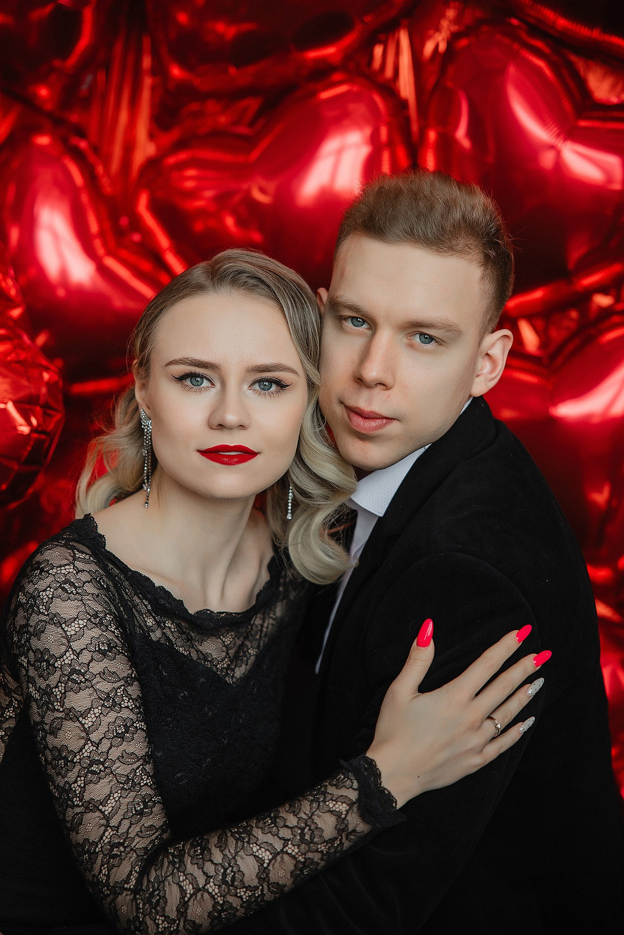 Love story в студии. Фотограф Олеся Жомер