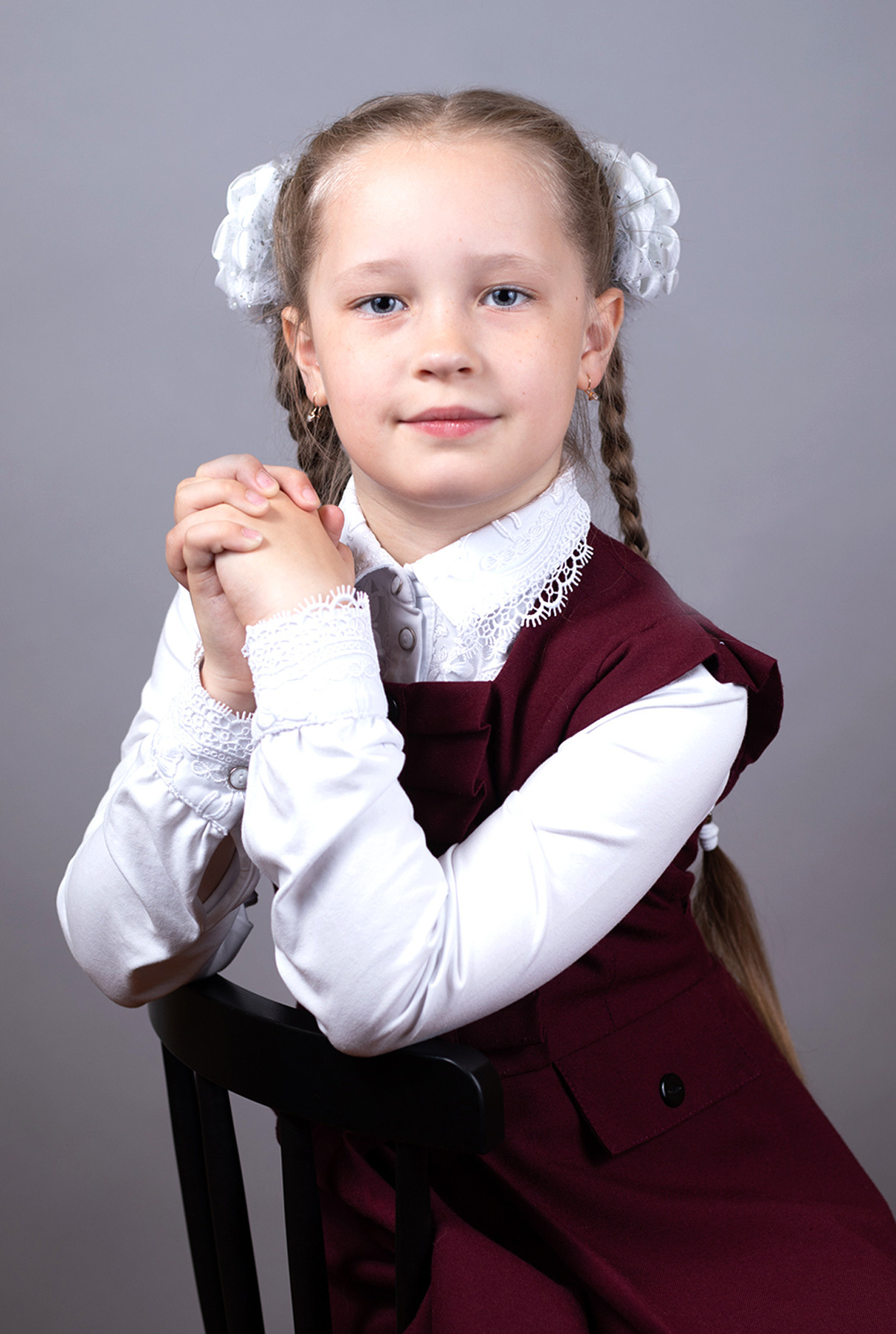 Портреты. Первоклашки. Школьный и детский фотограф в Южно-Сахалинске Анастасия Лескова