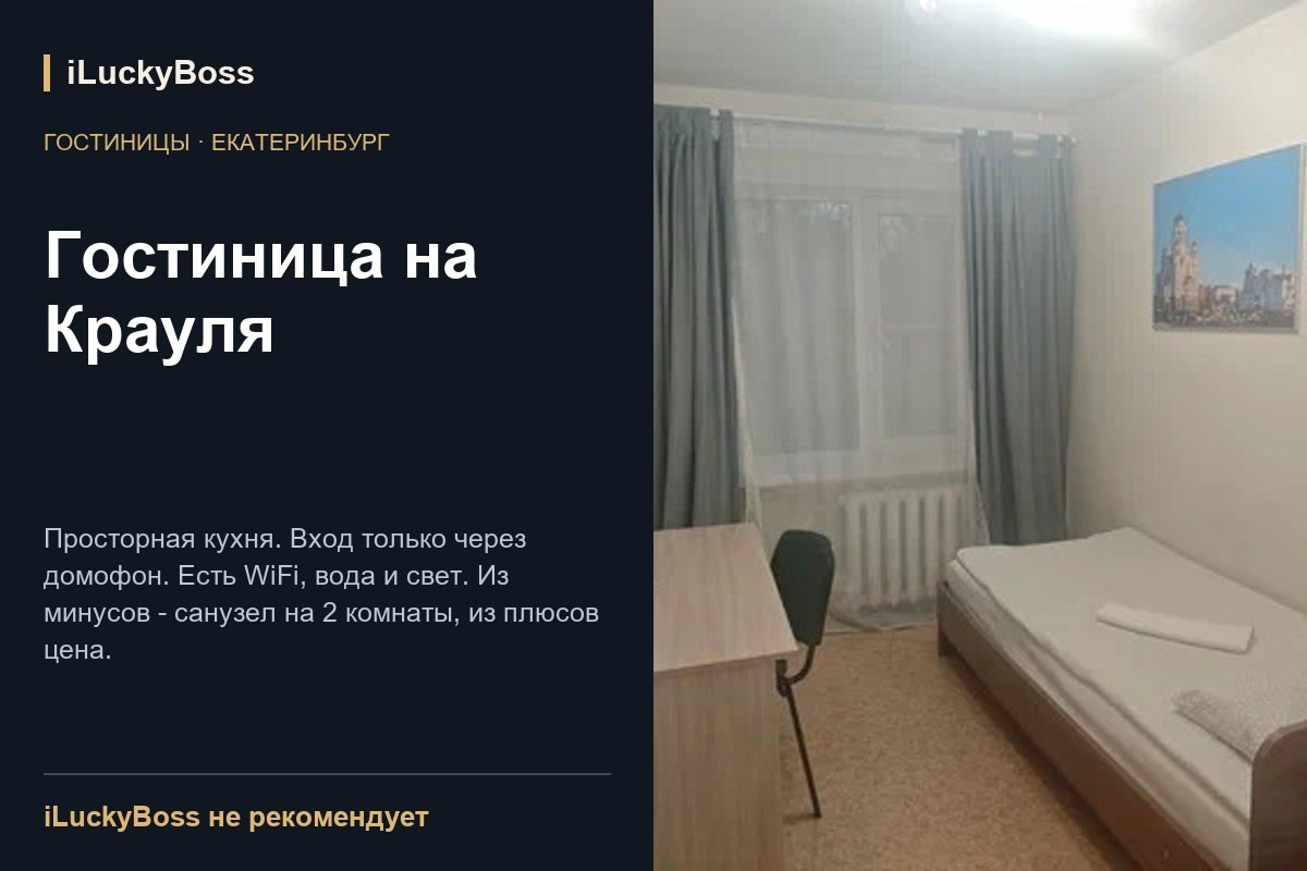 Гостиницы. Обзоры ресторанов Казани, кино и техники — iLuckyBoss рекомендует