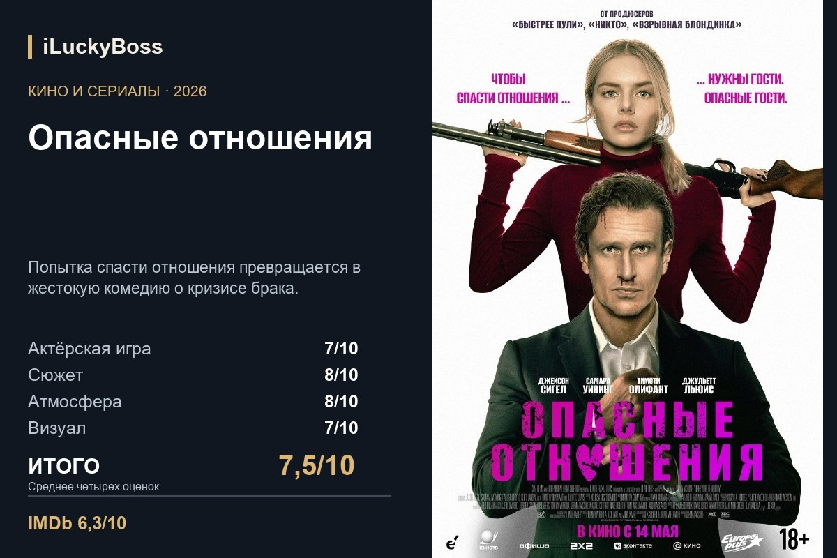 Дьявол носит Prada 2. ILuckyBoss рекомендует — обзоры кафе и ресторанов Казани, фильмов, сериалов и техники