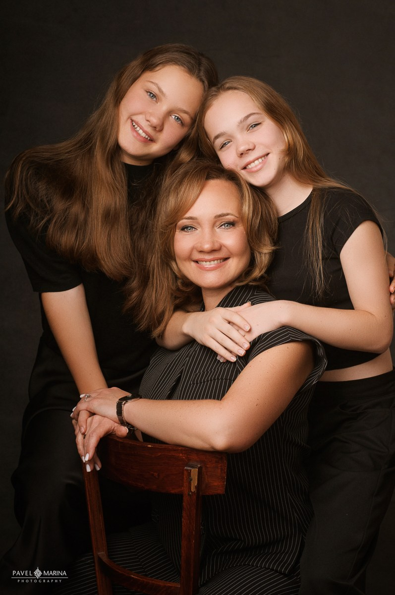Фотосессия «Мама и Дочь» для Кати, Полины и Даши. Фотограф в Серпухове — Павел Спивак