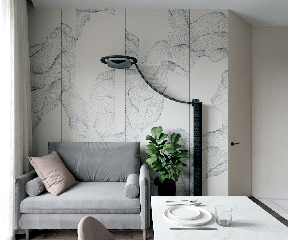 Однушка со сложной геометрией помещения