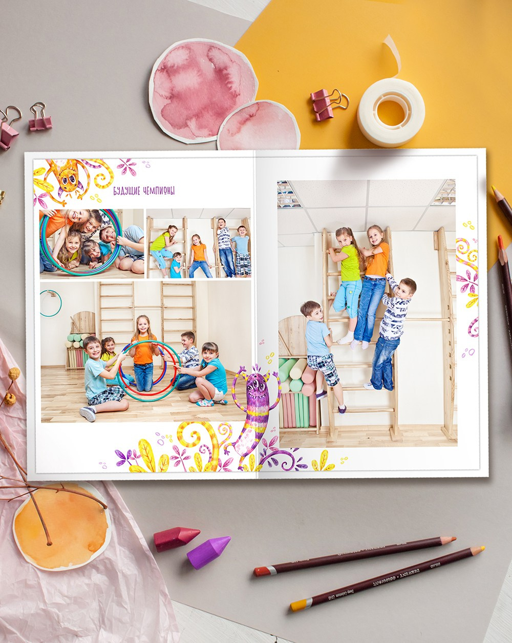 Каталог фотокниг для детского сада. Профессиональный фотограф в Подольске Елена Локтионова