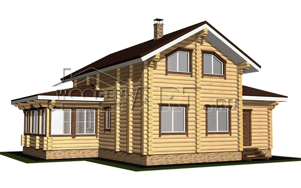 «Журавлево» 182 кв. м. Проекты деревянных домов