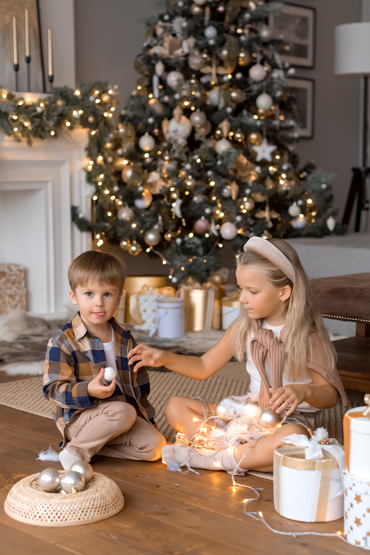 Новогодняя Фотосессия в студии СПб. Фотограф Юлия Кондратьева
