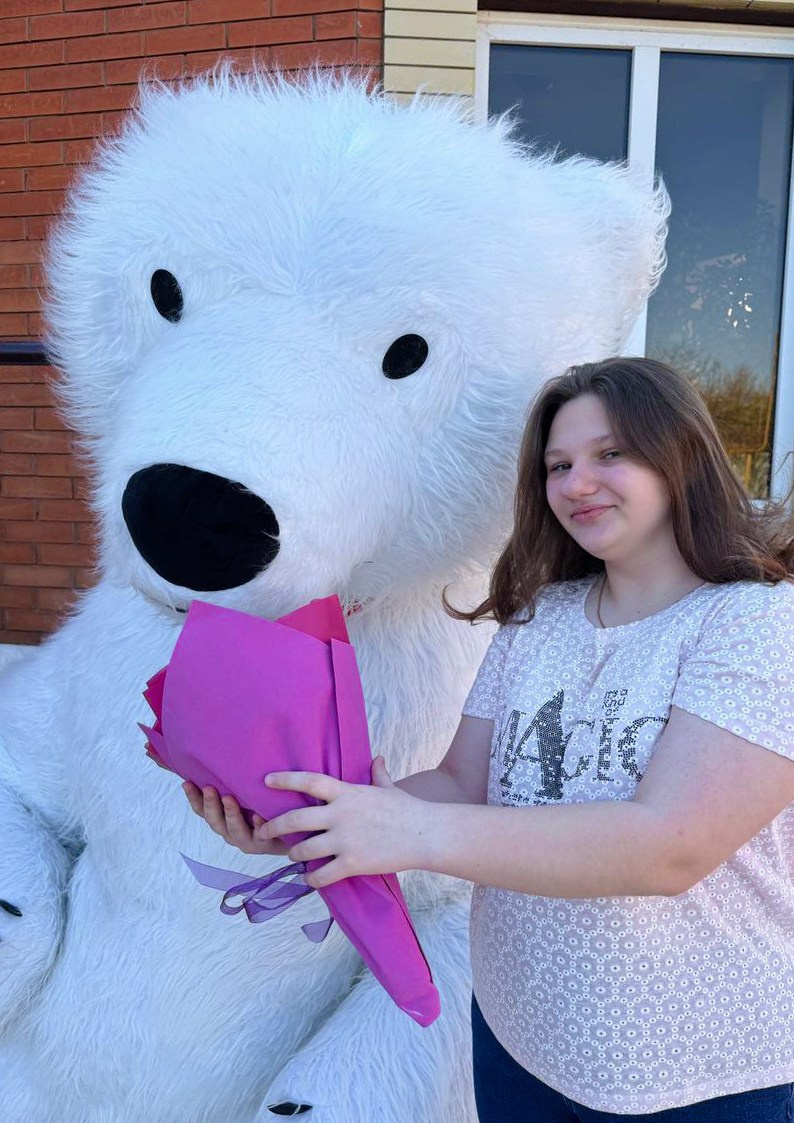 Эксперсс поздравление.ростовые куклы, медведь, панда, горилла. Организатор праздников. Ведущая Марина Гребенникова