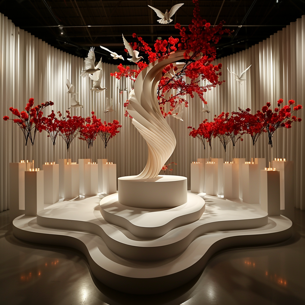 Разработка эскизов декора для тендера для праздника 9 мая. Главная