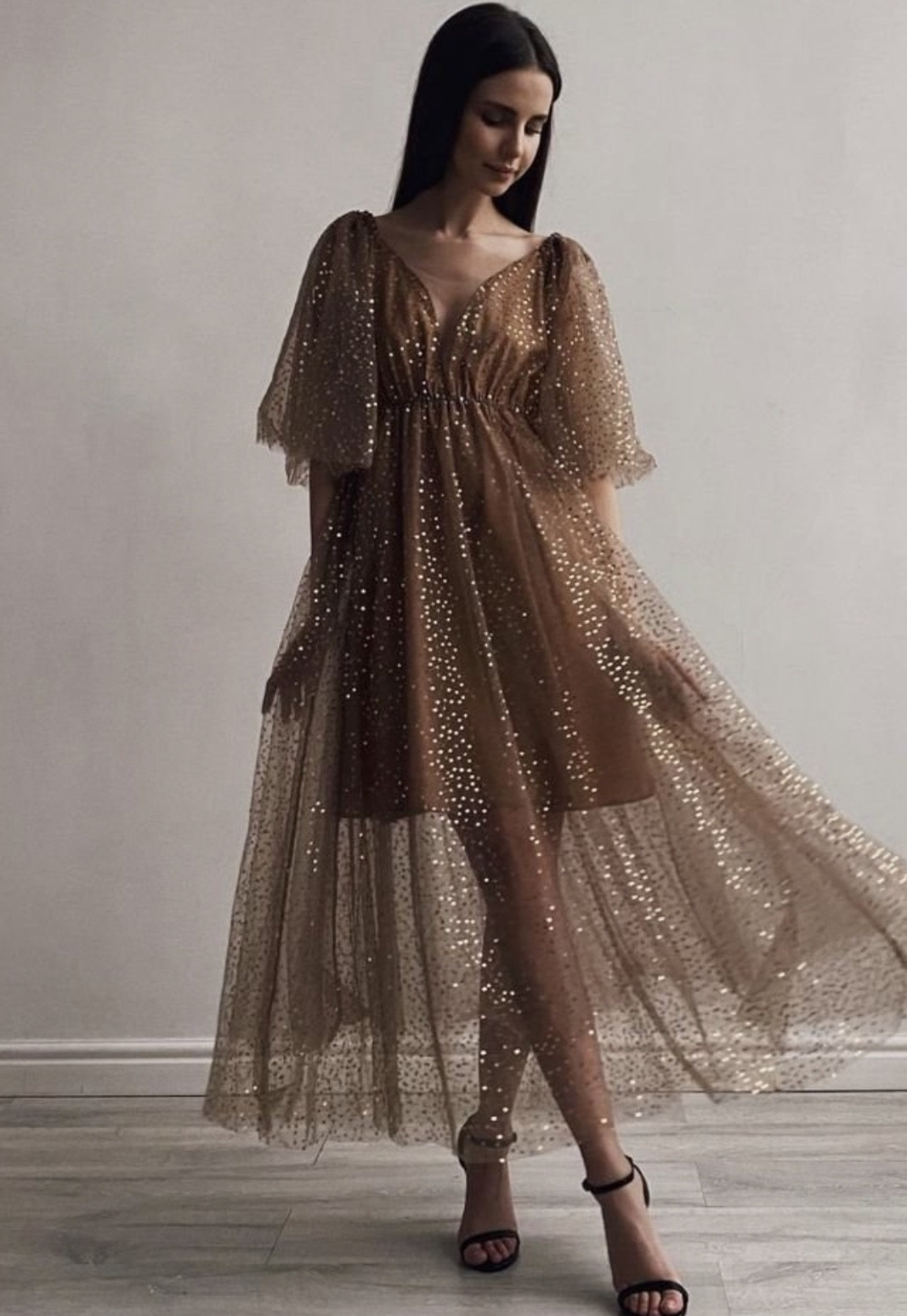 №32 Платье универсального размера в пол. Идеально для беременных девочек. 800 руб