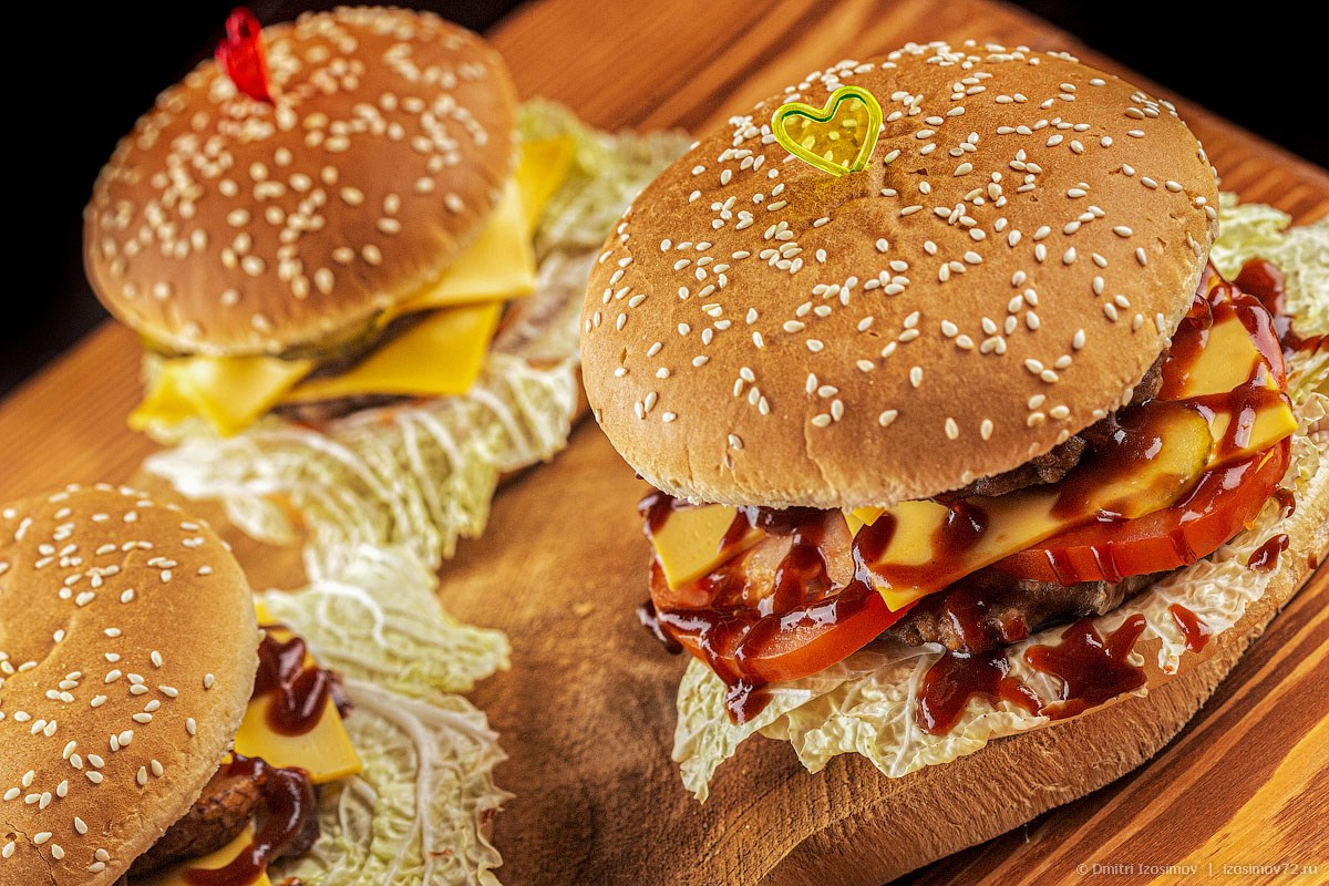 Съёмка блюд для меню