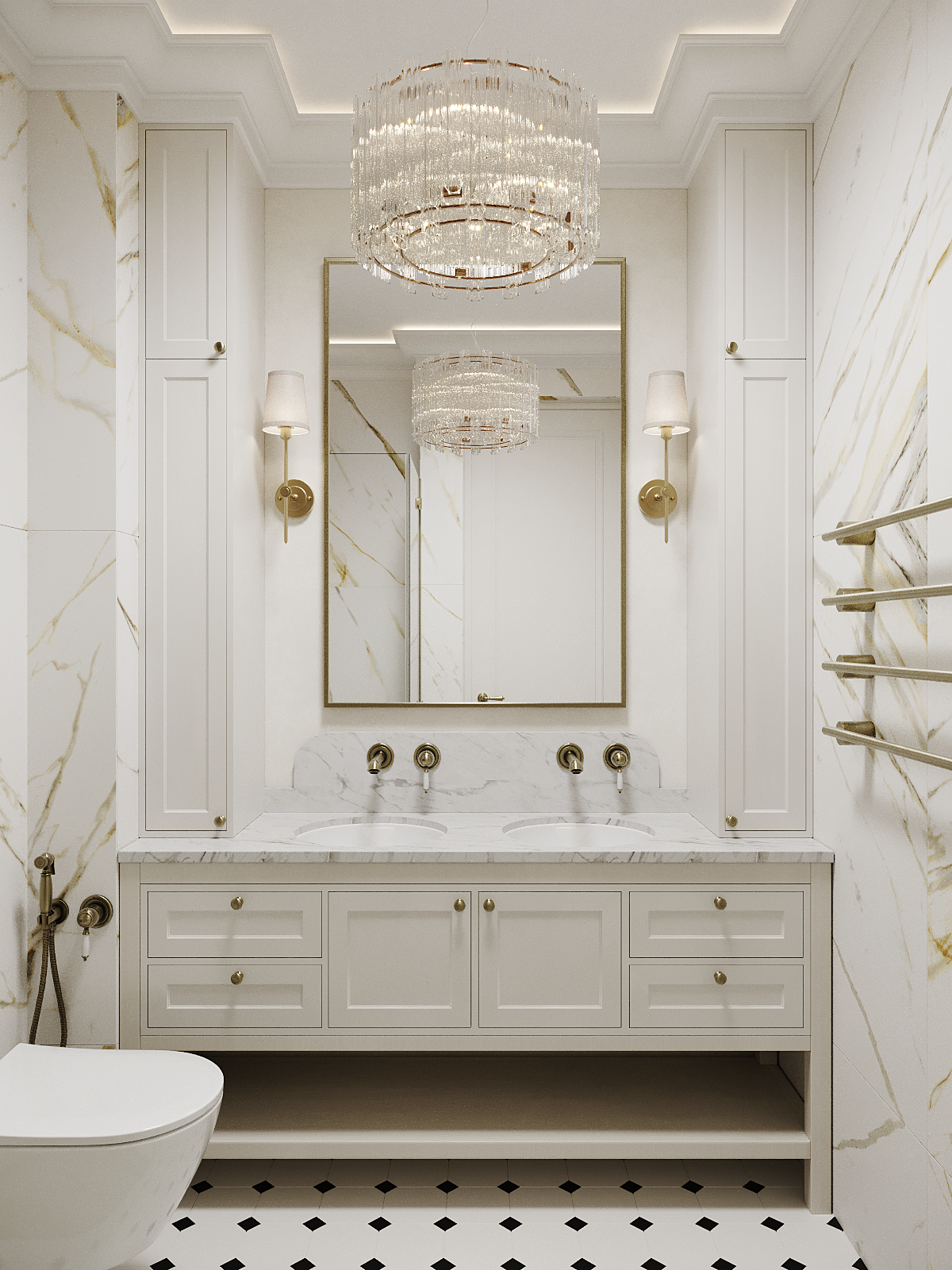 Квартира в ЖК СитиБей. Архитектурные интерьеры