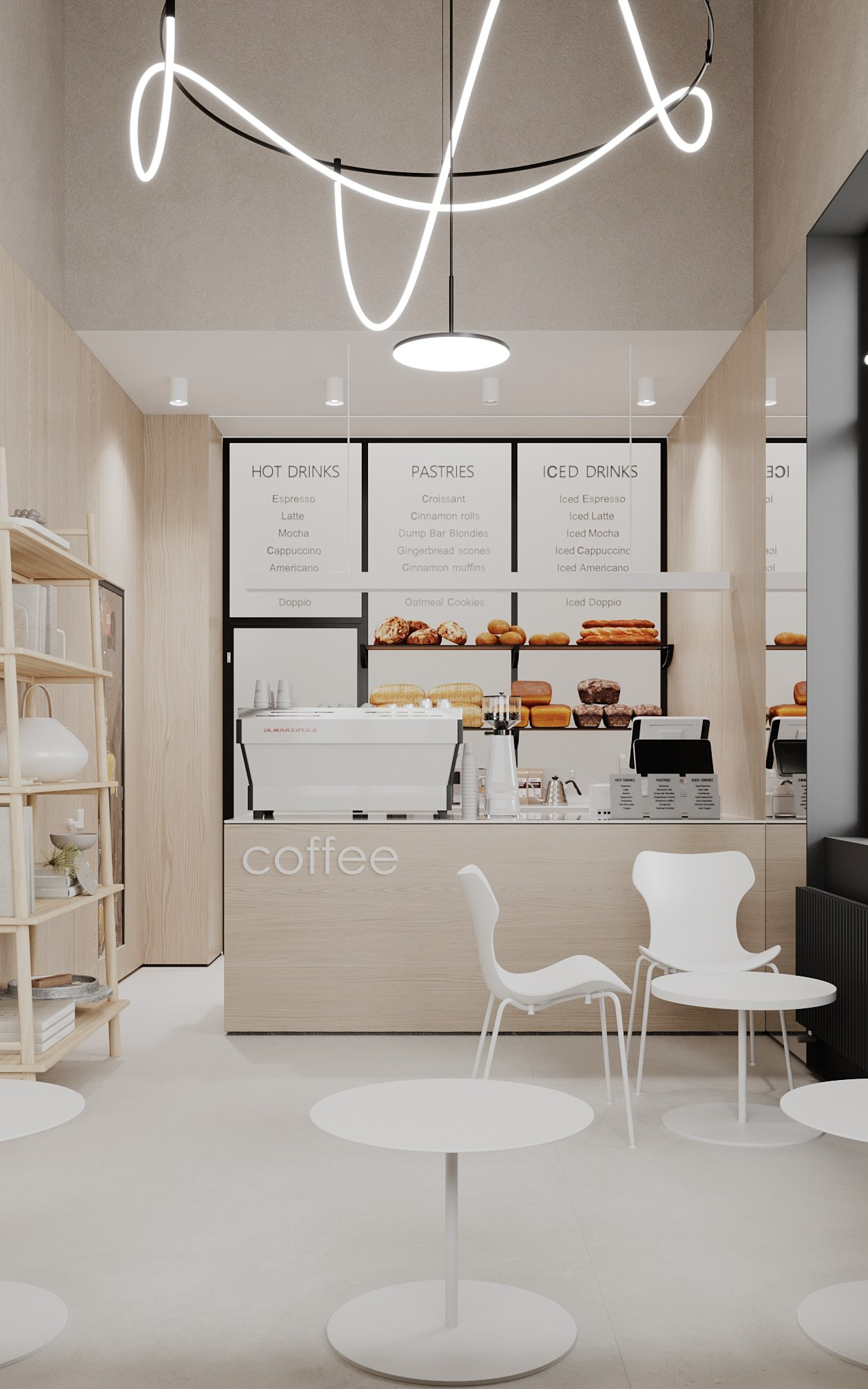 Дизайн проект кафе Скандинавия в Москве. Студия дизайна интерьера в Москве Калараш Александр