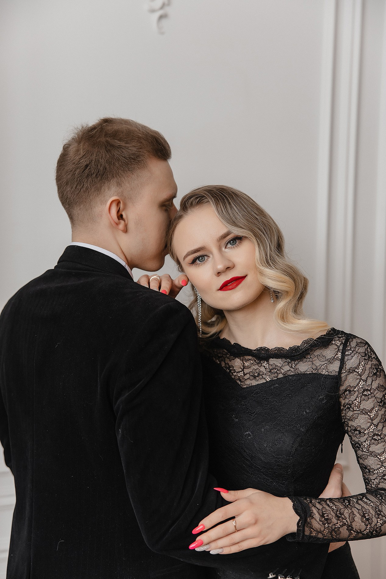 Love story в студии. Фотограф Олеся Жомер