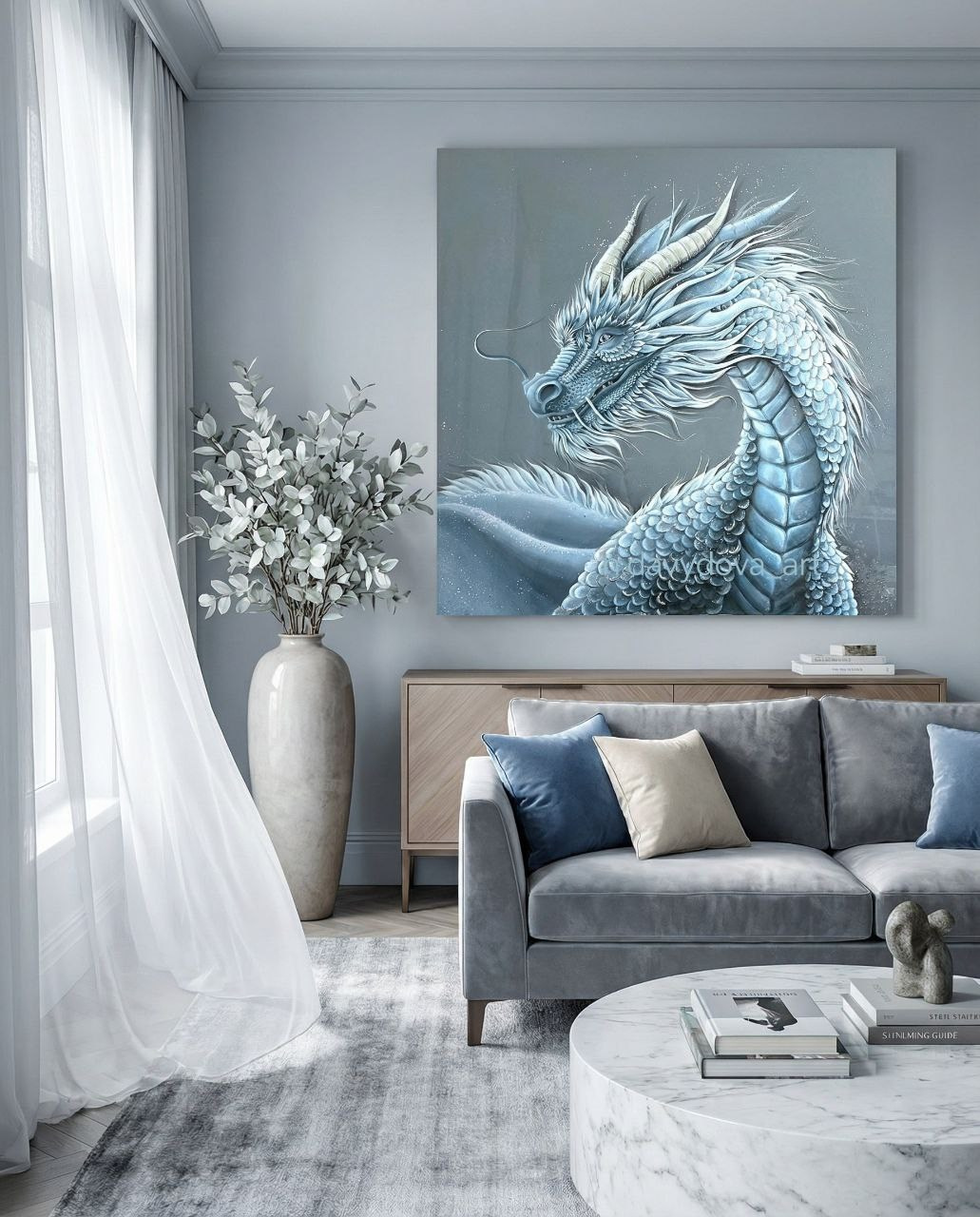 Ледяной страж. Художник