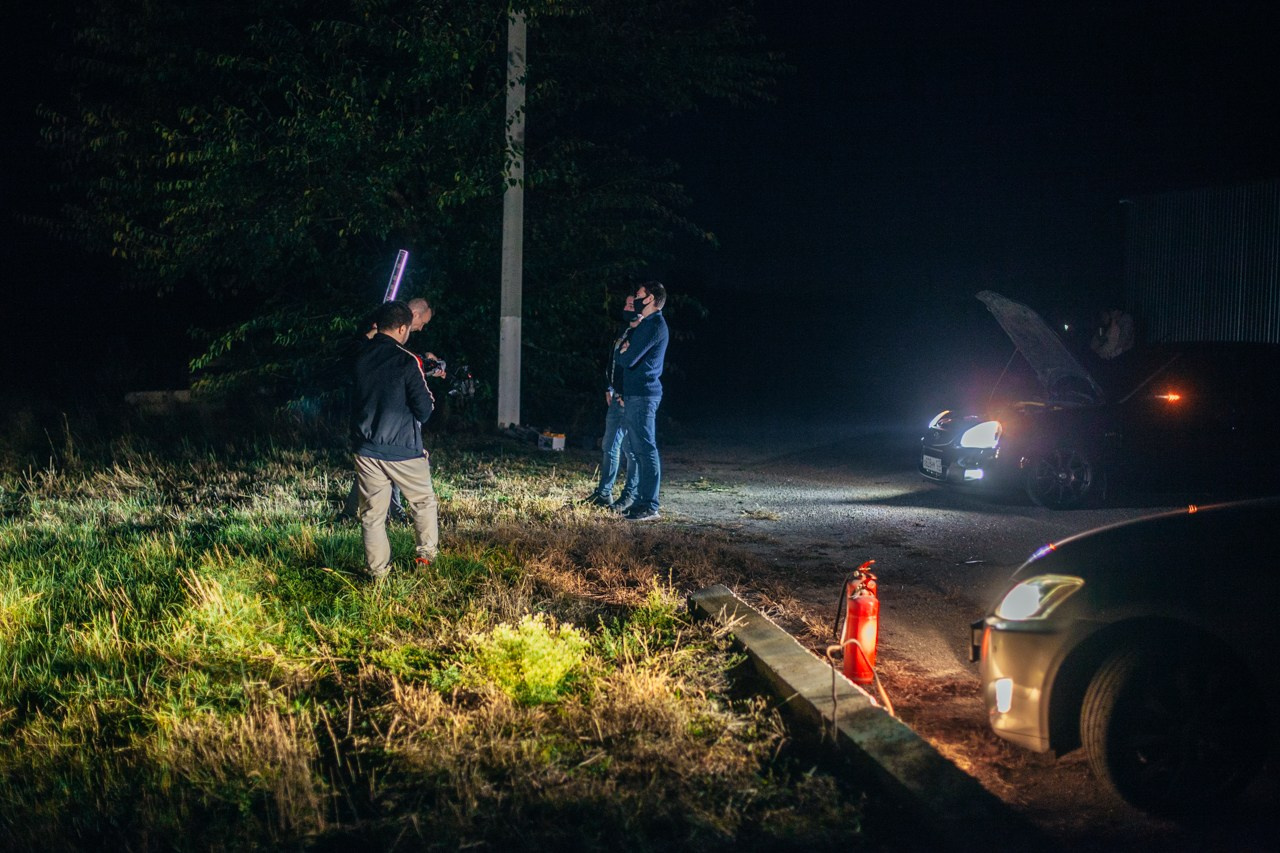 Бэкстейдж съемка рекламы. Фотограф Денис Денисов