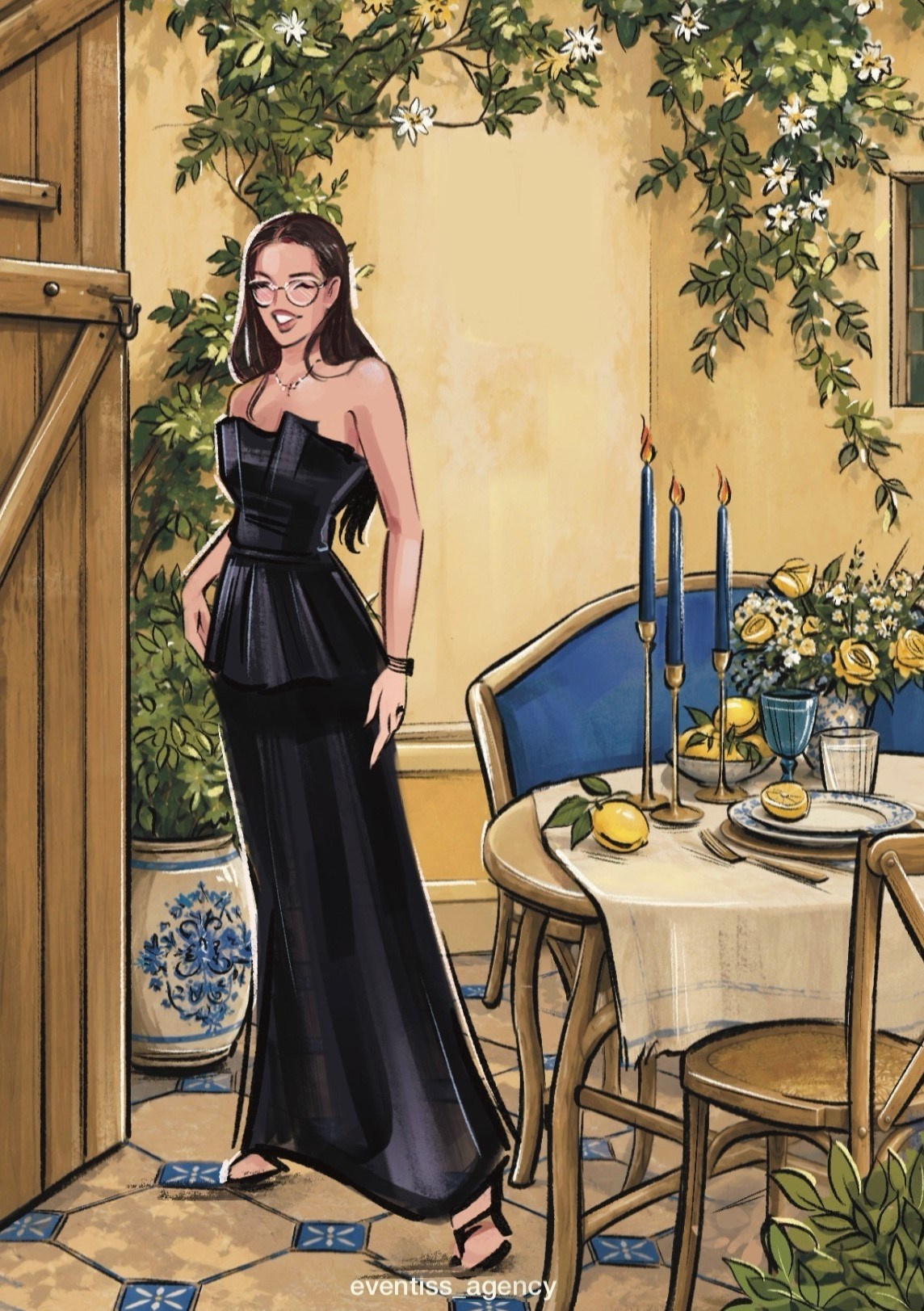 Скетчи в digital на iPad | Fashion. Eventiss art agency| Художники и арт-услуги на мероприятие Москва и МО