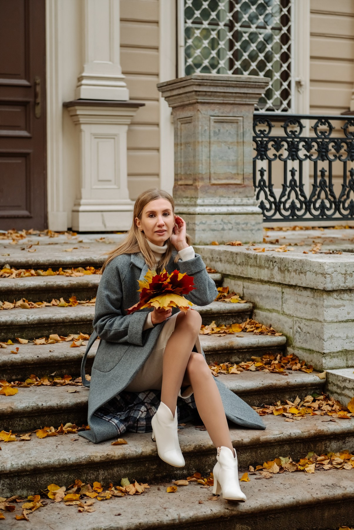 Осенняя фотосессия в Питере в Лопухинском саду. Свадебный и сеейный фотограф в Санкт-Петербурге Елена Худякова