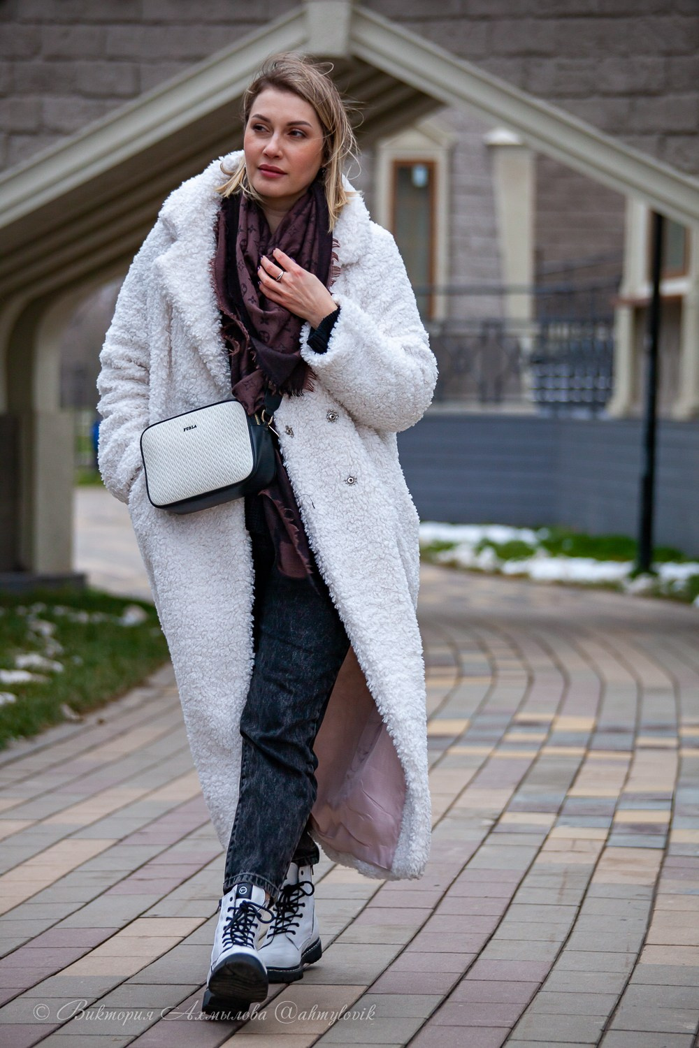 Прогулка с Хаски (Настя). Виктория Ахмылова. Фотограф в Москве