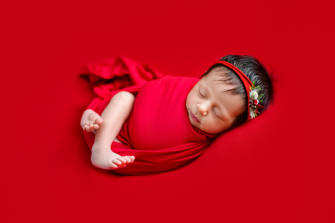 Есения (новогодняя). Фотограф новорожденных, семейный, женский фотограф Сургут Юлия Шумкова