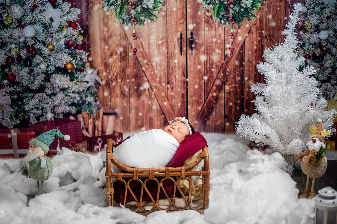 Есения (новогодняя). Фотограф новорожденных, семейный, женский фотограф Сургут Юлия Шумкова