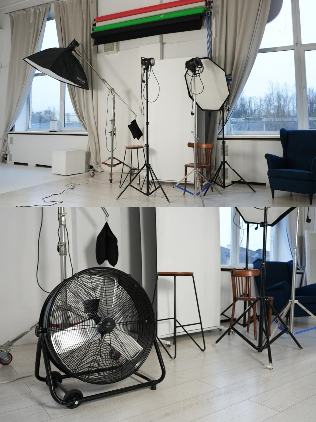 Зал White в фотостудии Точка. Профессиональная фотостудия в Санкт-Петербурге «Точка»