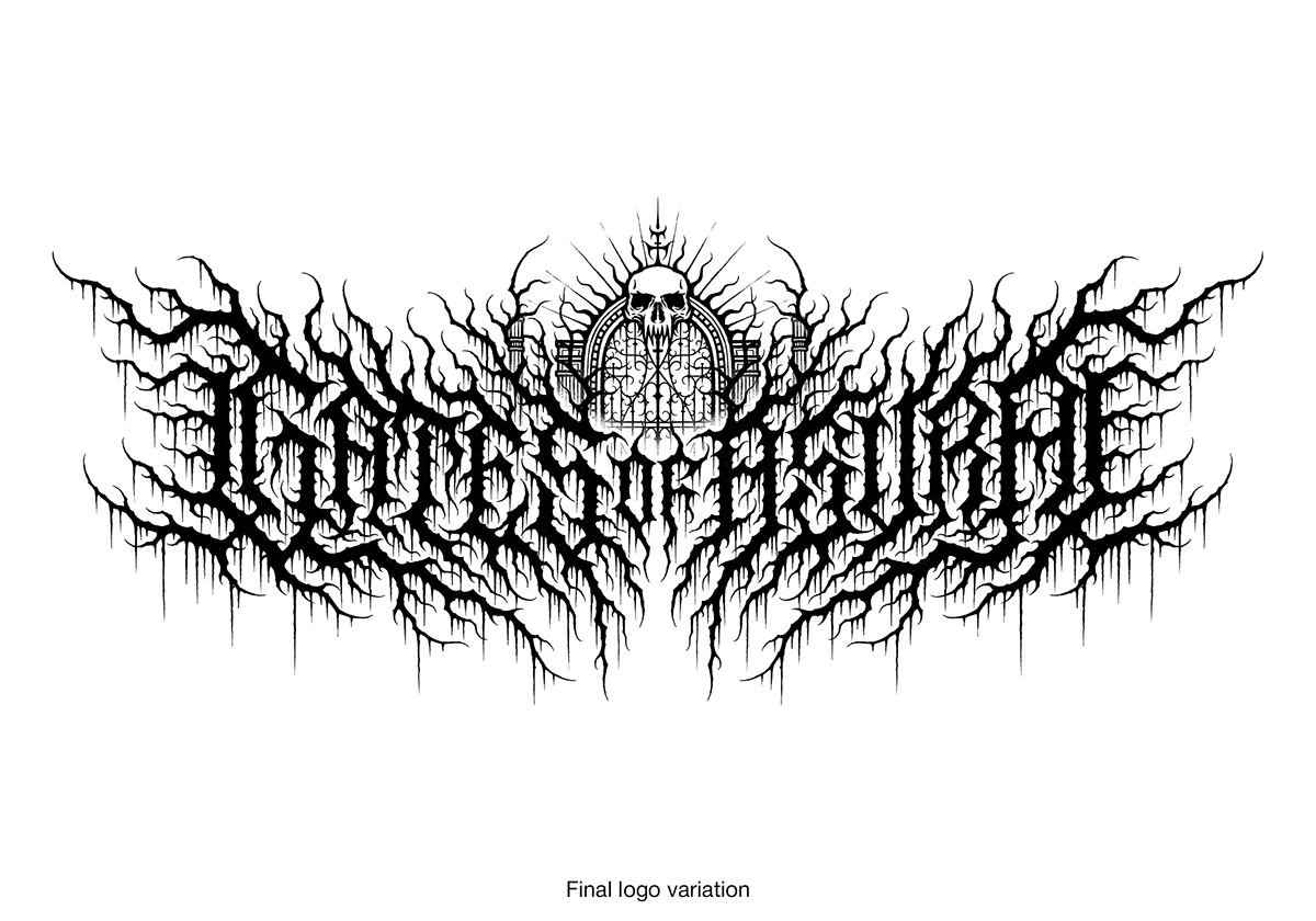 Gates of Asura. GNOIZM | Metal Logos & Dark Lettering